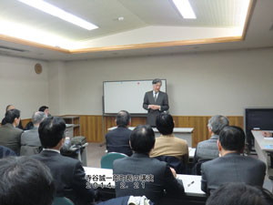 寺谷町長の講演